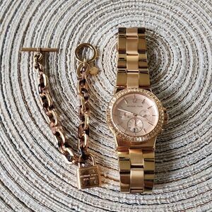 Michael Kors watch and bracelet